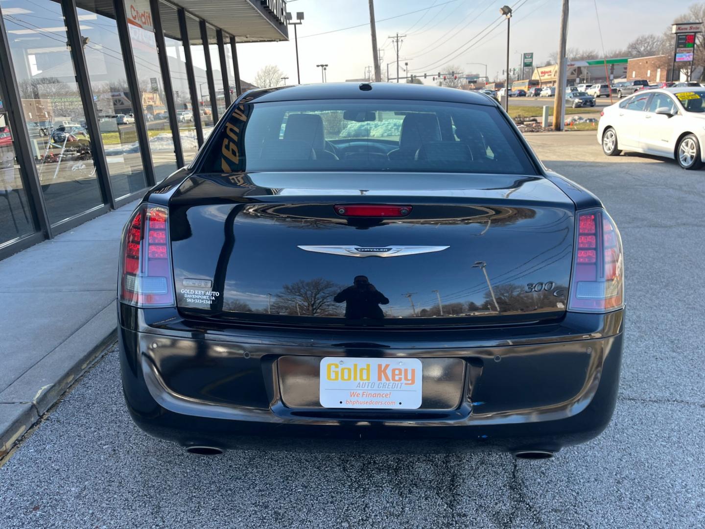 2013 Gloss Black Chrysler 300 S V8 RWD (2C3CCADT8DH) with an 5.7L V8 OHV 16V engine, 5-Speed Automatic transmission, located at 1633 W Kimberly, Davenport, IA, 52806, (563) 323-5341, 41.559456, -90.598732 - Photo#4